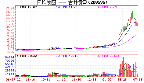 神秘对冲基金金色中国吃进1458万股古井贡B